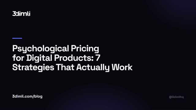 Cover Image for Psychological Pricing for Digital Products: 7 Strategies That Actually Work