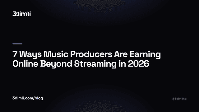 Cover Image for 7 Ways Music Producers Are Earning Online Beyond Streaming in 2026