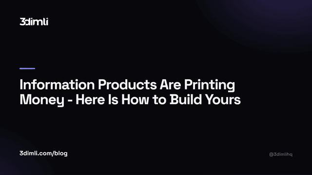 Cover Image for Information Products Are Printing Money - Here Is How to Build Yours