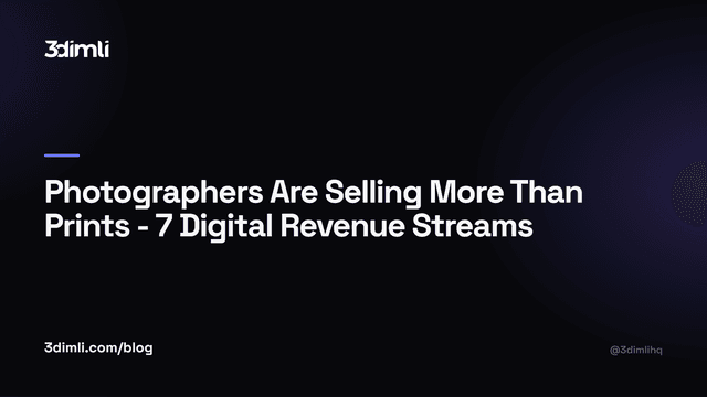 Cover Image for Photographers Are Selling More Than Prints - 7 Digital Revenue Streams