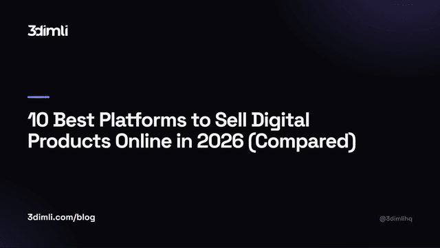 Cover Image for Digital Product Selling Platforms and Websites: 2026 Guide
