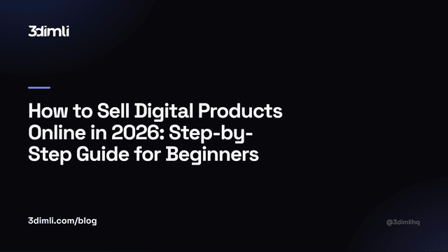 Cover Image for How to Sell Digital Products Online: Beginner Guide