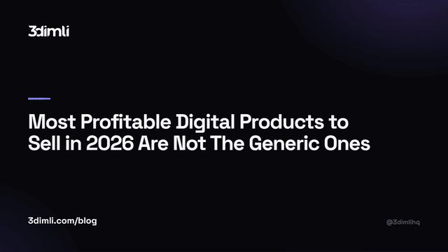 Cover Image for Most Profitable Digital Products to Sell in 2026 Are Not The Generic Ones
