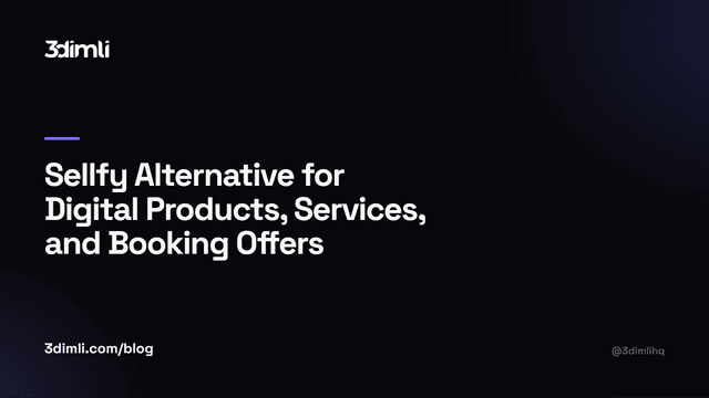 Cover Image for Sellfy Alternative for Digital Products, Services, and Booking Offers