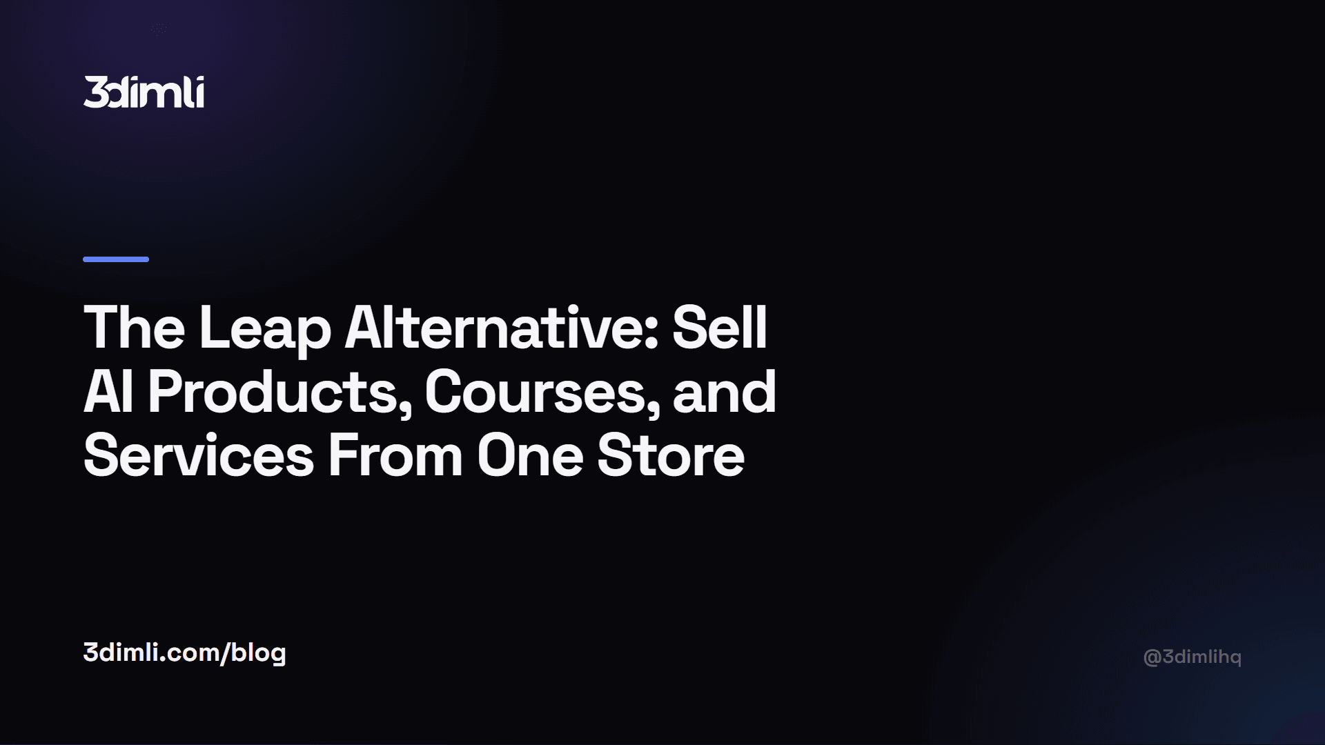 Cover Image for The Leap Alternative: Sell AI Products, Courses, and Services From One Store