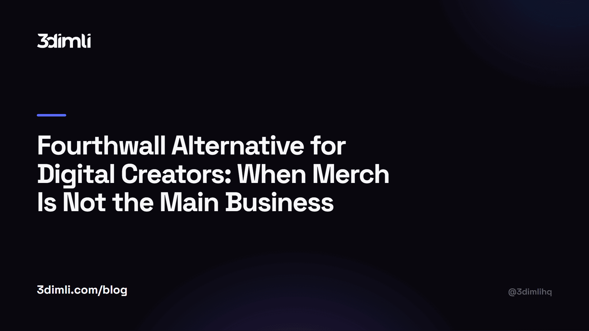 Cover Image for Fourthwall Alternative for Digital Creators: When Merch Is Not the Main Business