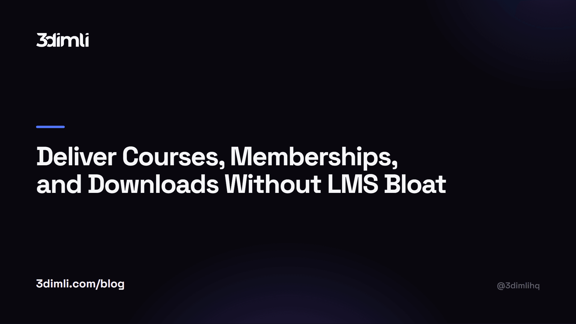 Cover Image for Deliver Courses, Memberships, and Downloads Without LMS Bloat