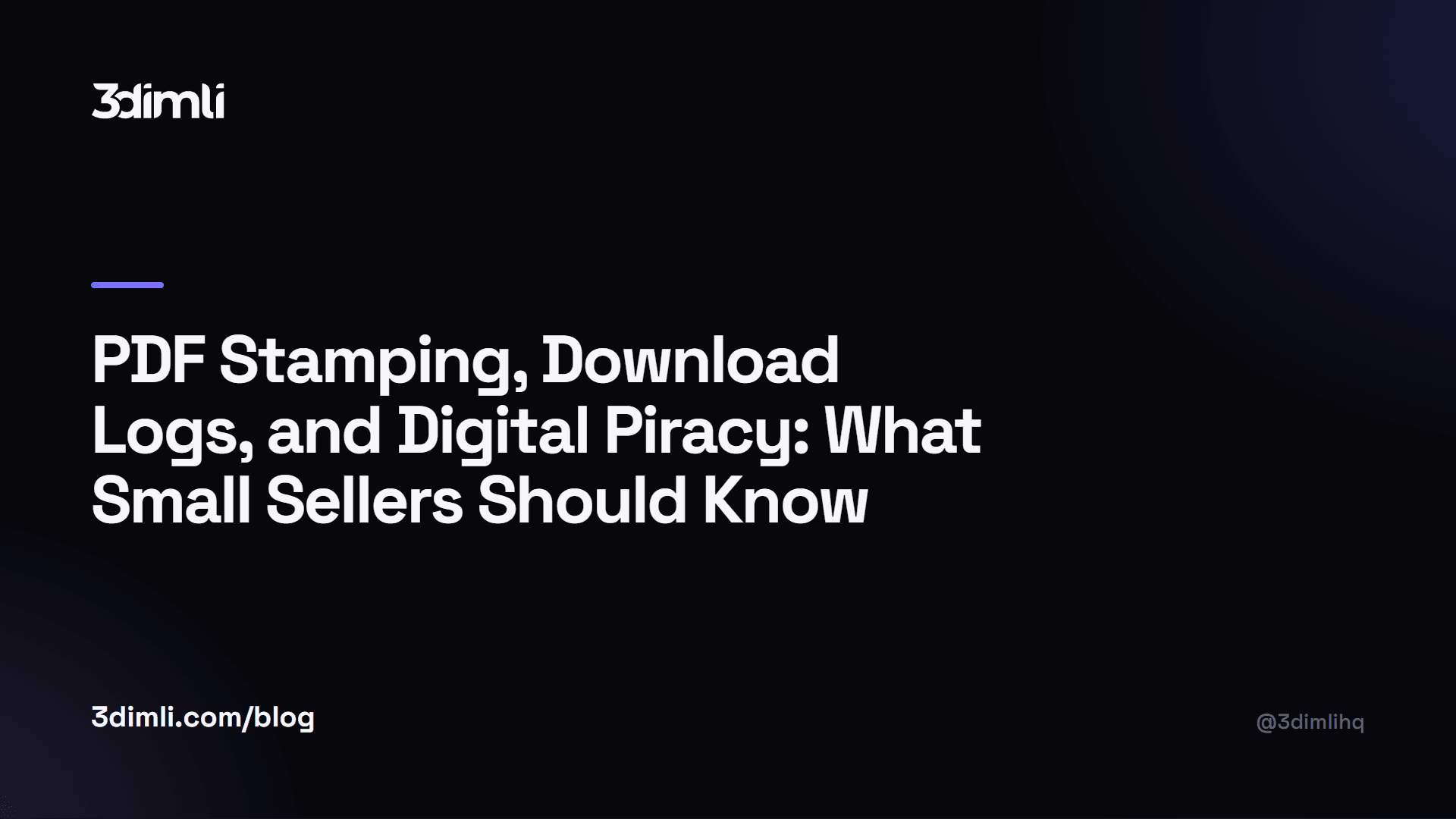 Cover Image for PDF Stamping, Download Logs, and Digital Piracy: What Small Sellers Should Know