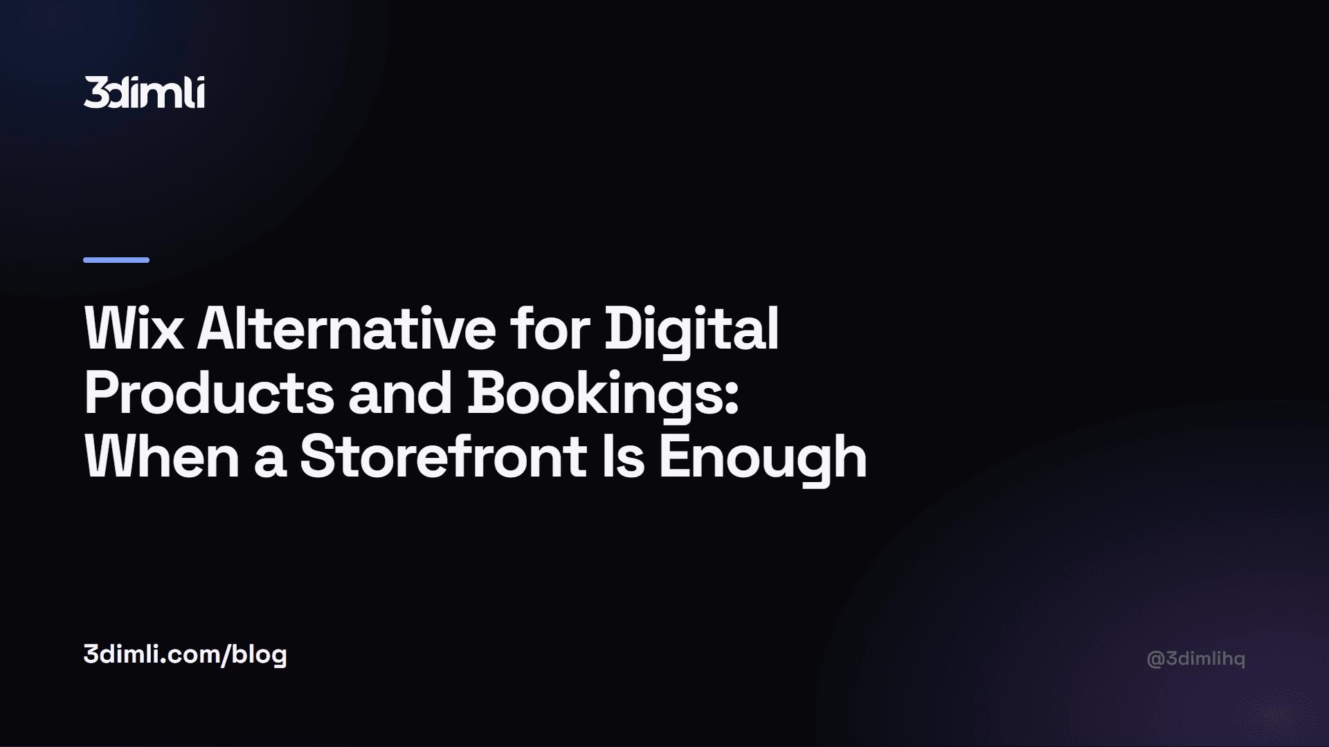 Cover Image for Wix Alternative for Digital Products and Bookings: When a Storefront Is Enough