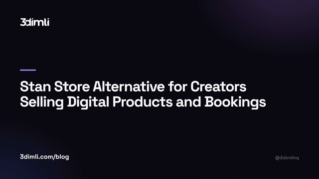 Cover Image for Stan Store Alternative for Creators Selling Digital Products and Bookings