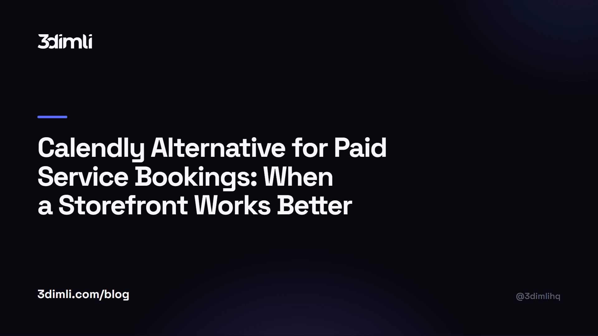 Cover Image for Calendly Alternative for Paid Service Bookings: When a Storefront Works Better
