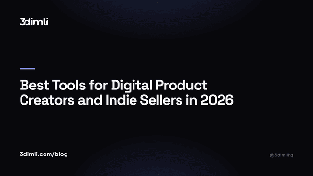 Cover Image for Best Tools for Digital Product Creators and Indie Sellers in 2026