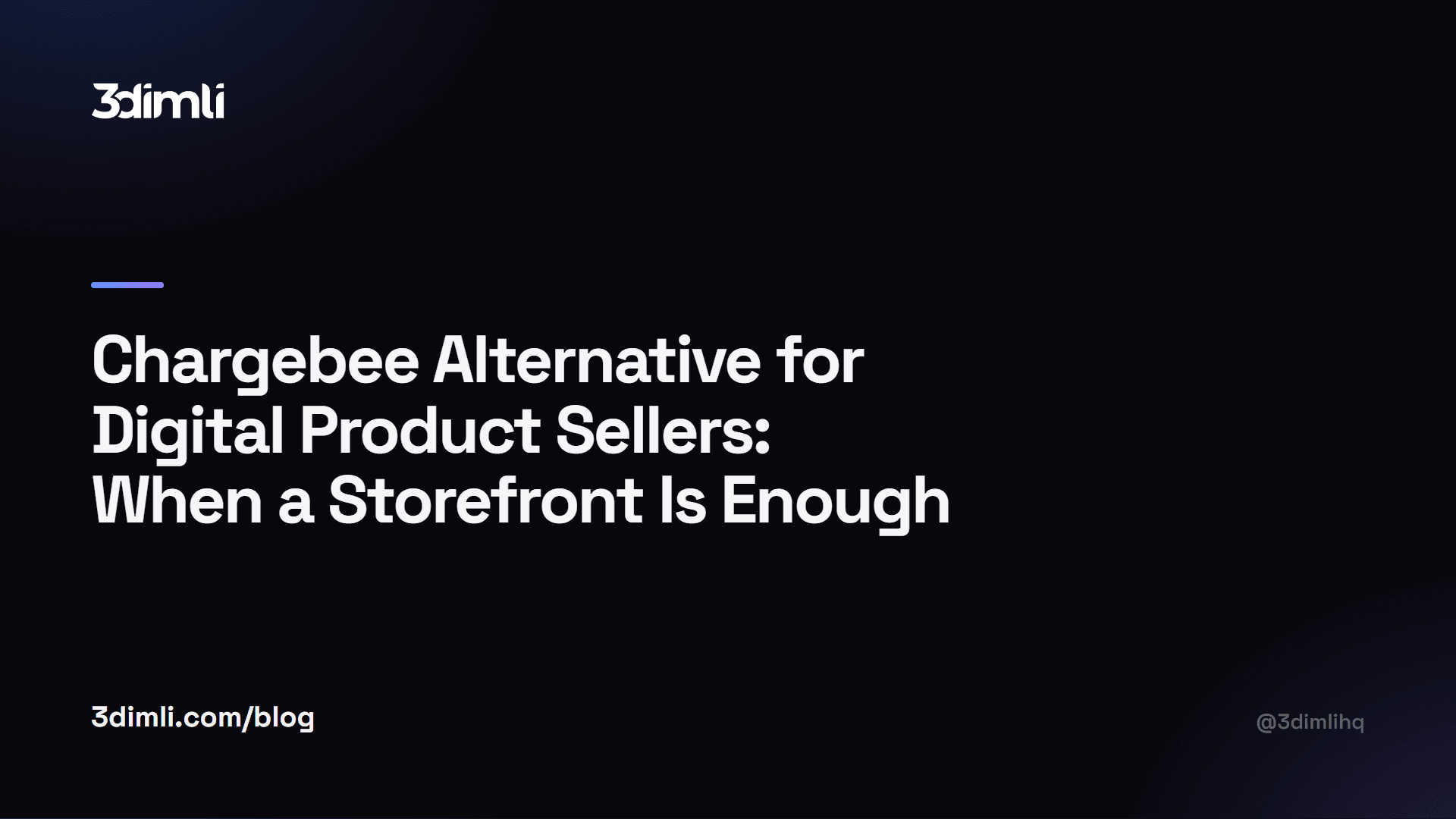 Cover Image for Chargebee Alternative for Digital Product Sellers: When a Storefront Is Enough