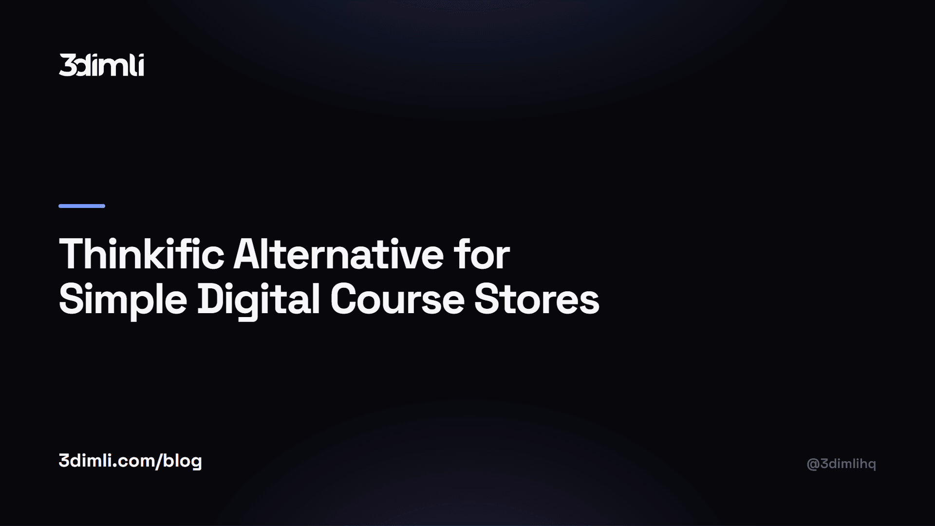 Cover Image for Thinkific Alternative for Simple Digital Course Stores