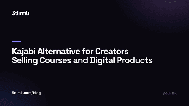 Cover Image for Kajabi Alternative for Creators Selling Courses and Digital Products