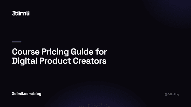 Cover Image for Course Pricing Guide for Digital Product Creators