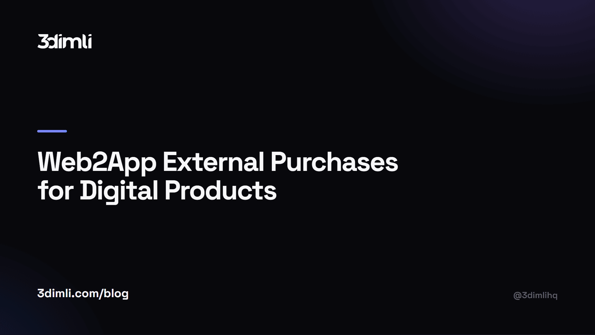 Cover Image for Web2App External Purchases for Digital Products