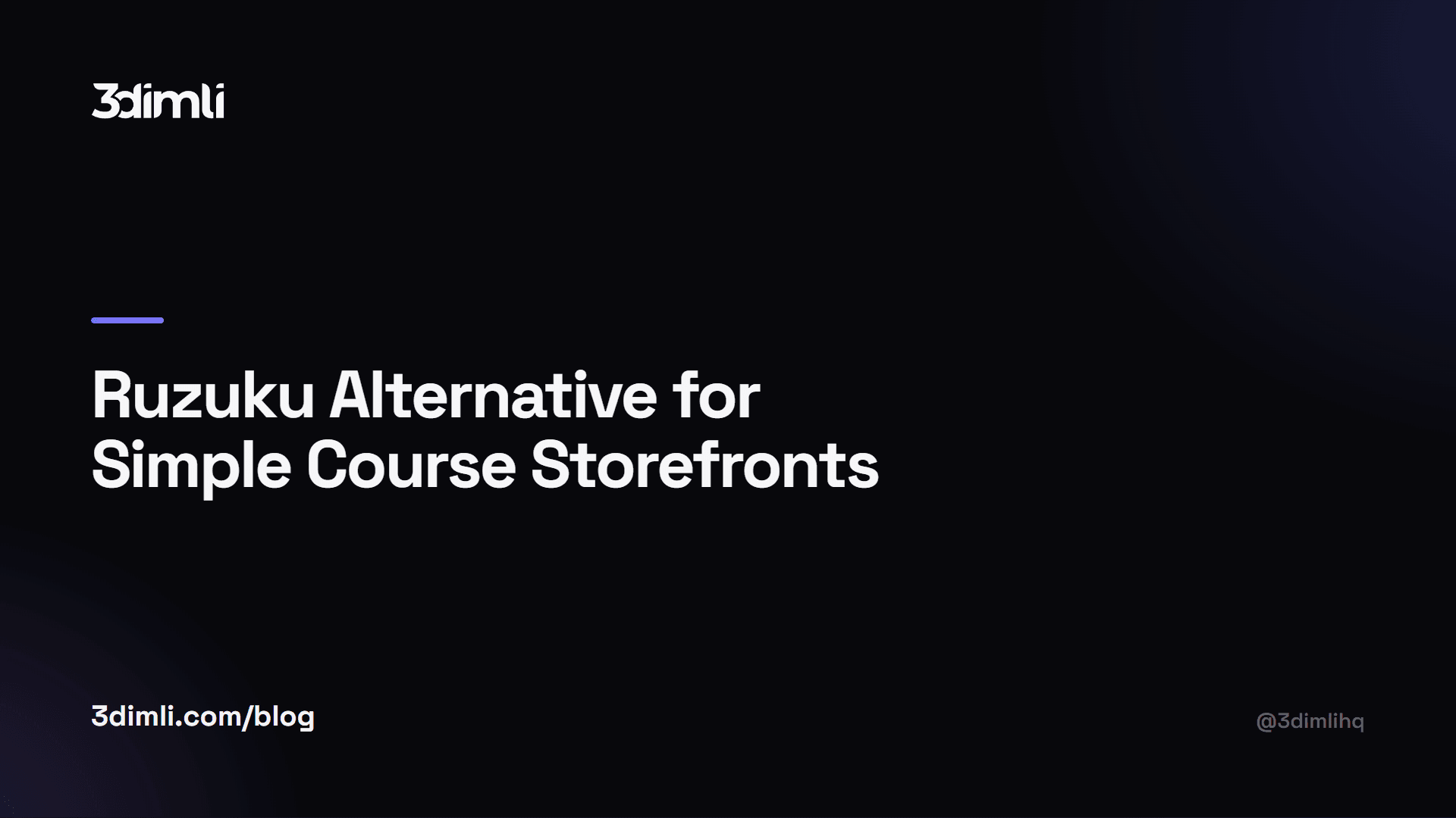 Cover Image for Ruzuku Alternative for Simple Course Storefronts