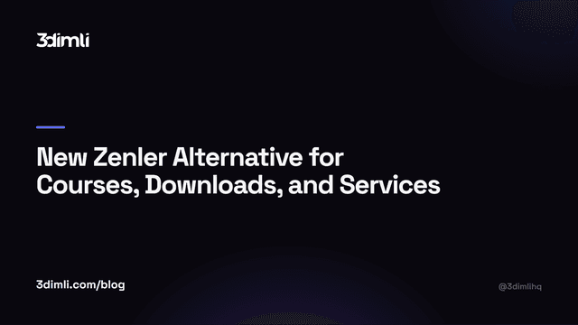 Cover Image for New Zenler Alternative for Courses, Downloads, and Services