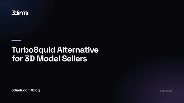 Cover Image for TurboSquid Alternative for 3D Model Sellers