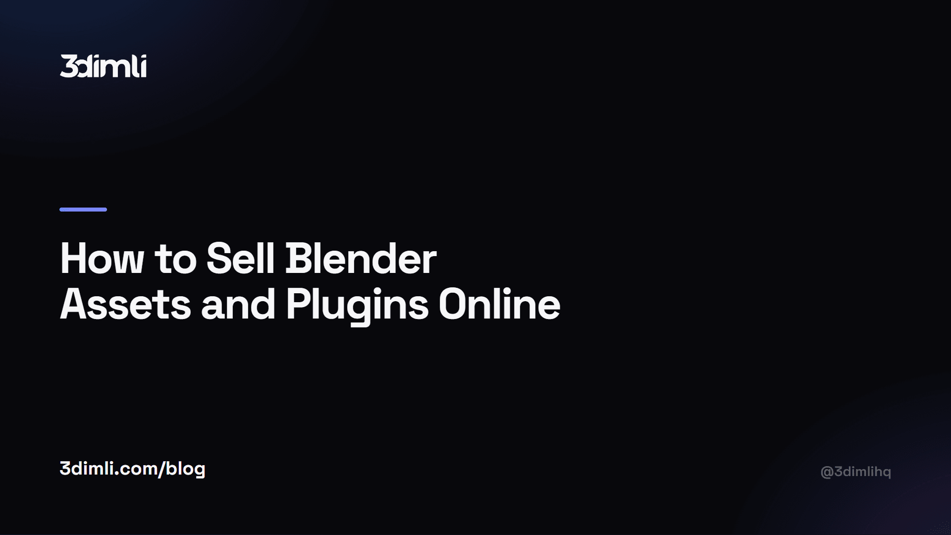 Cover Image for How to Sell Blender Assets and Plugins Online