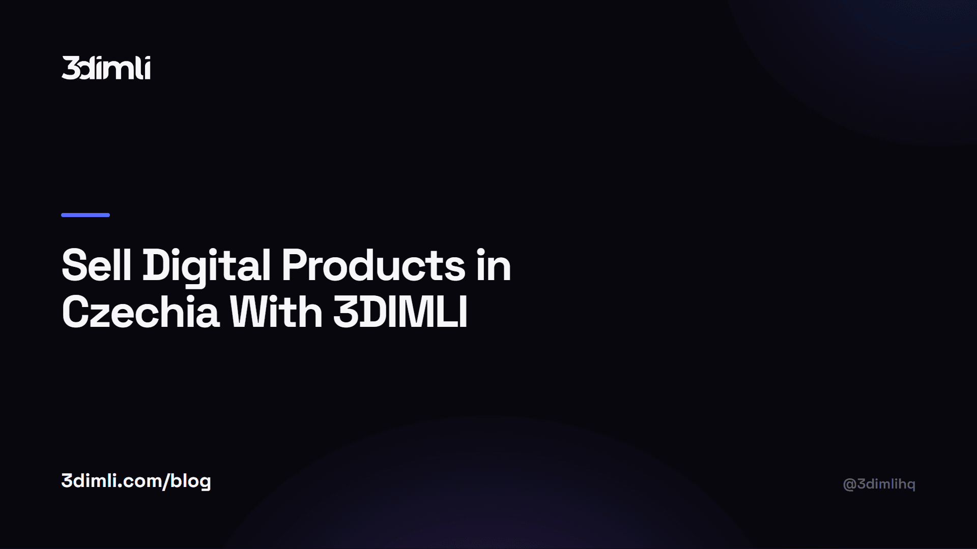 Cover Image for Sell Digital Products in Czechia With 3DIMLI