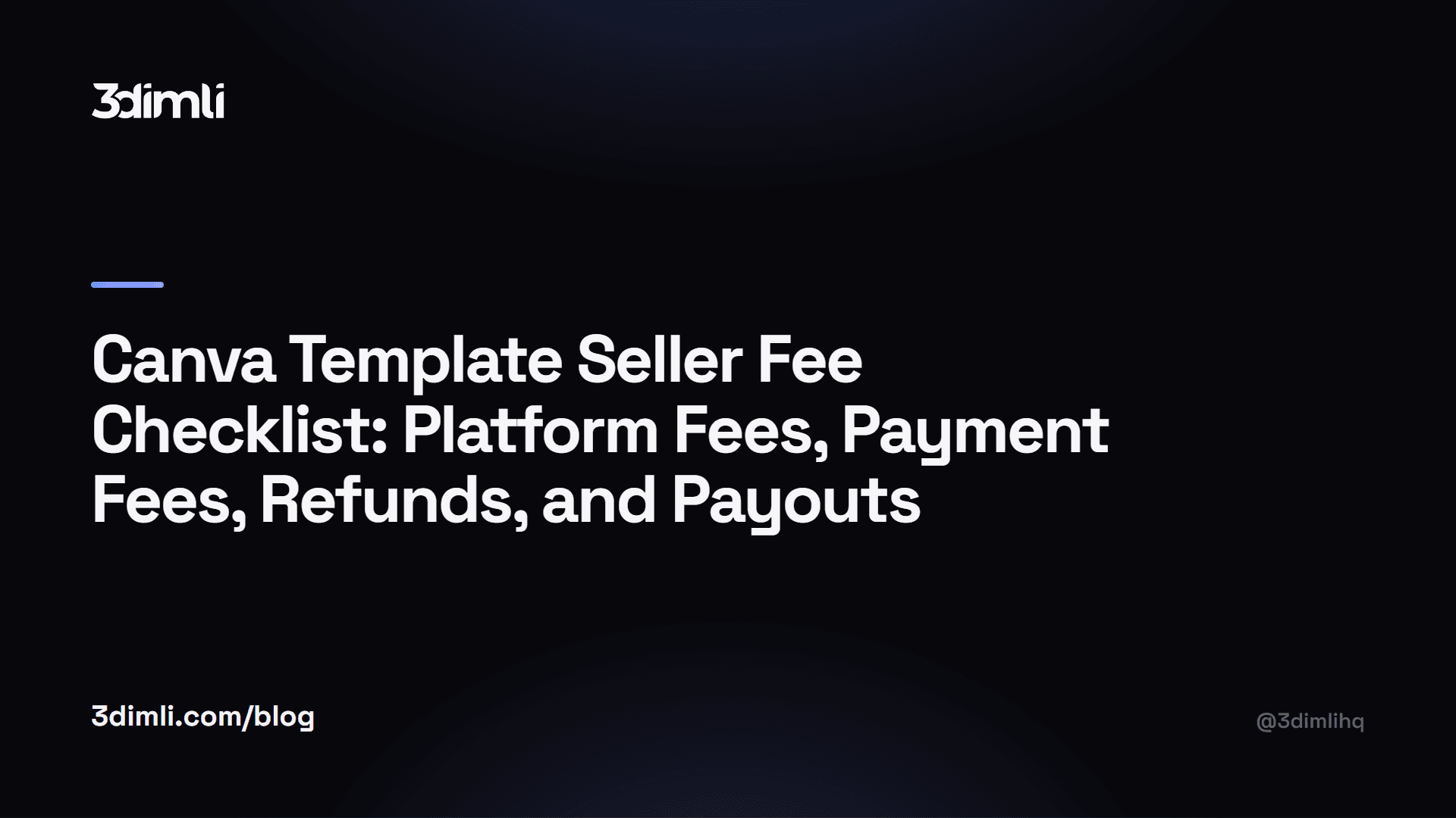 Cover Image for Canva Template Seller Fee Checklist: Platform Fees, Payment Fees, Refunds, and Payouts