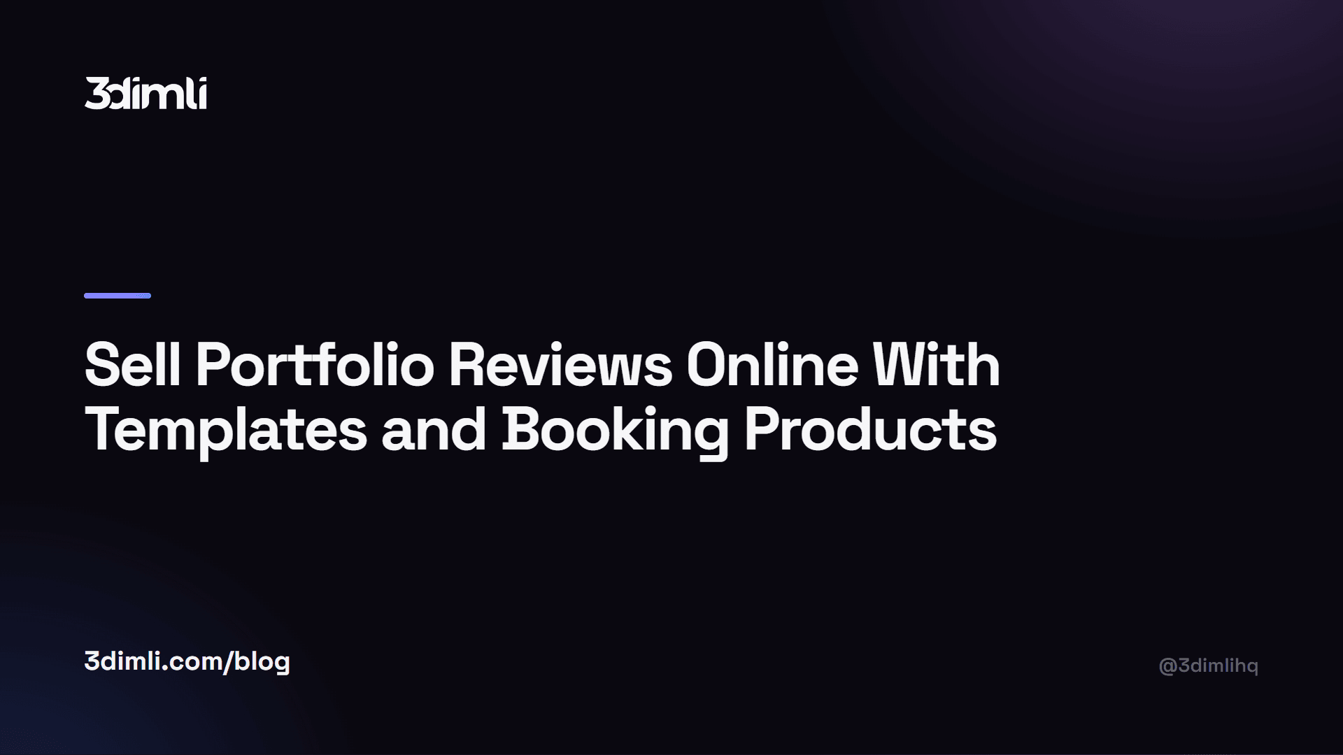 Cover Image for Sell Portfolio Reviews Online With Templates and Booking Products