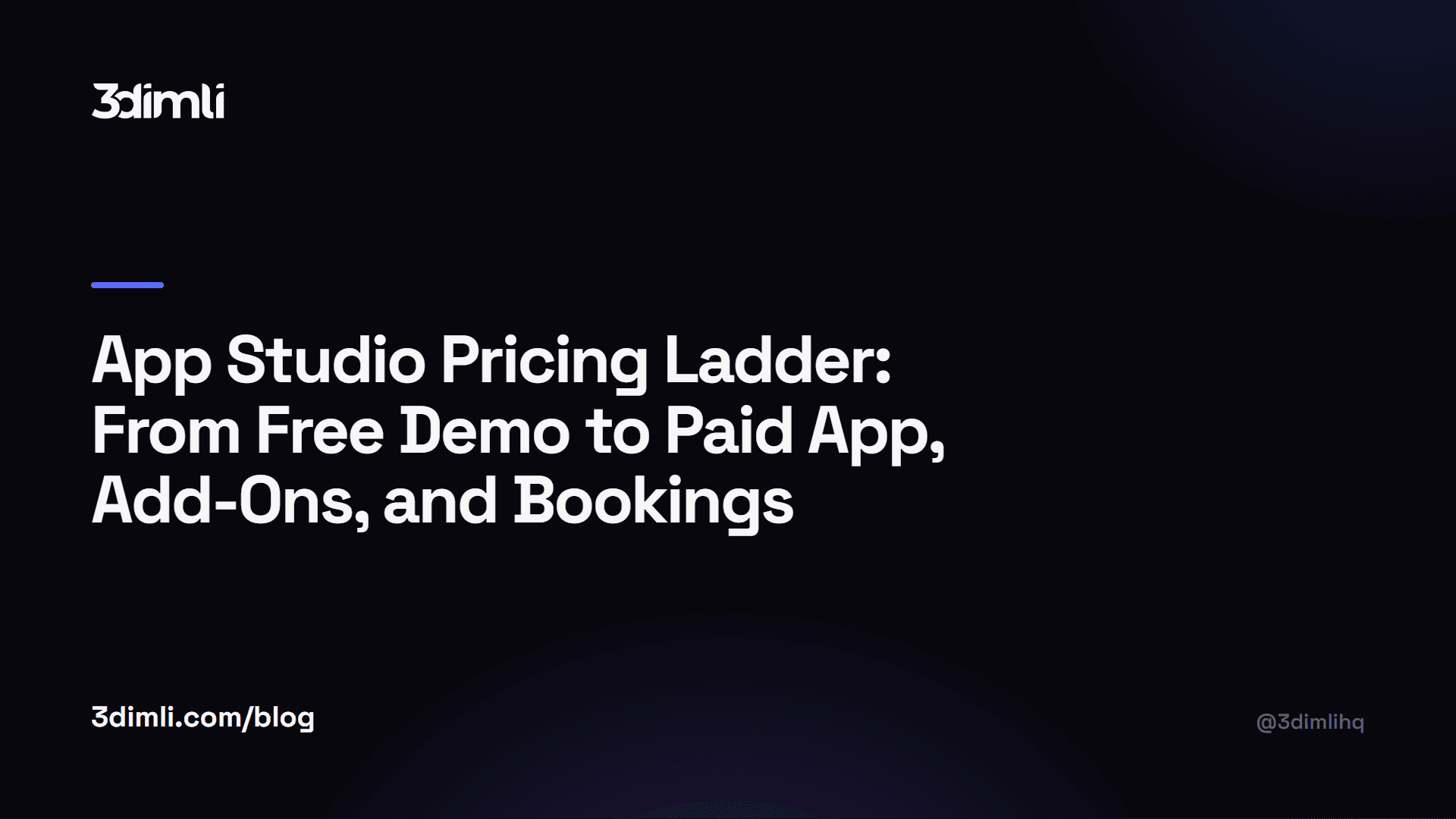 Cover Image for App Studio Pricing Ladder: From Free Demo to Paid App, Add-Ons, and Bookings