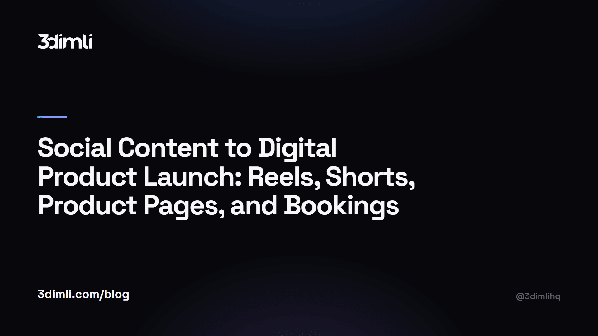 Cover Image for Social Content to Digital Product Launch: Reels, Shorts, Product Pages, and Bookings