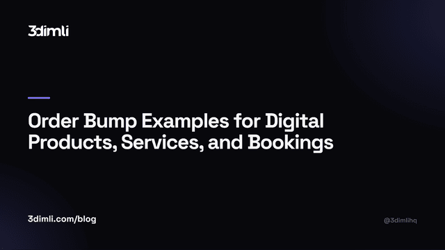 Cover Image for Order Bump Examples for Digital Products, Services, and Bookings
