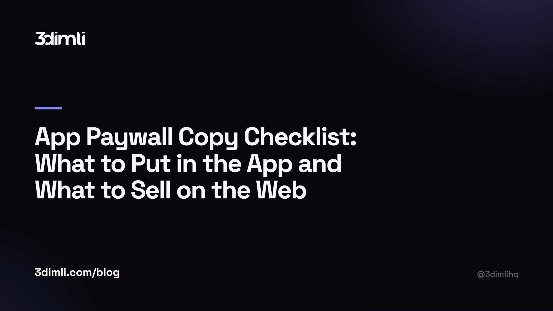Cover Image for App Paywall Copy Checklist: What to Put in the App and What to Sell on the Web