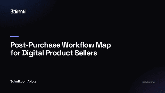 Cover Image for Post-Purchase Workflow Map for Digital Product Sellers
