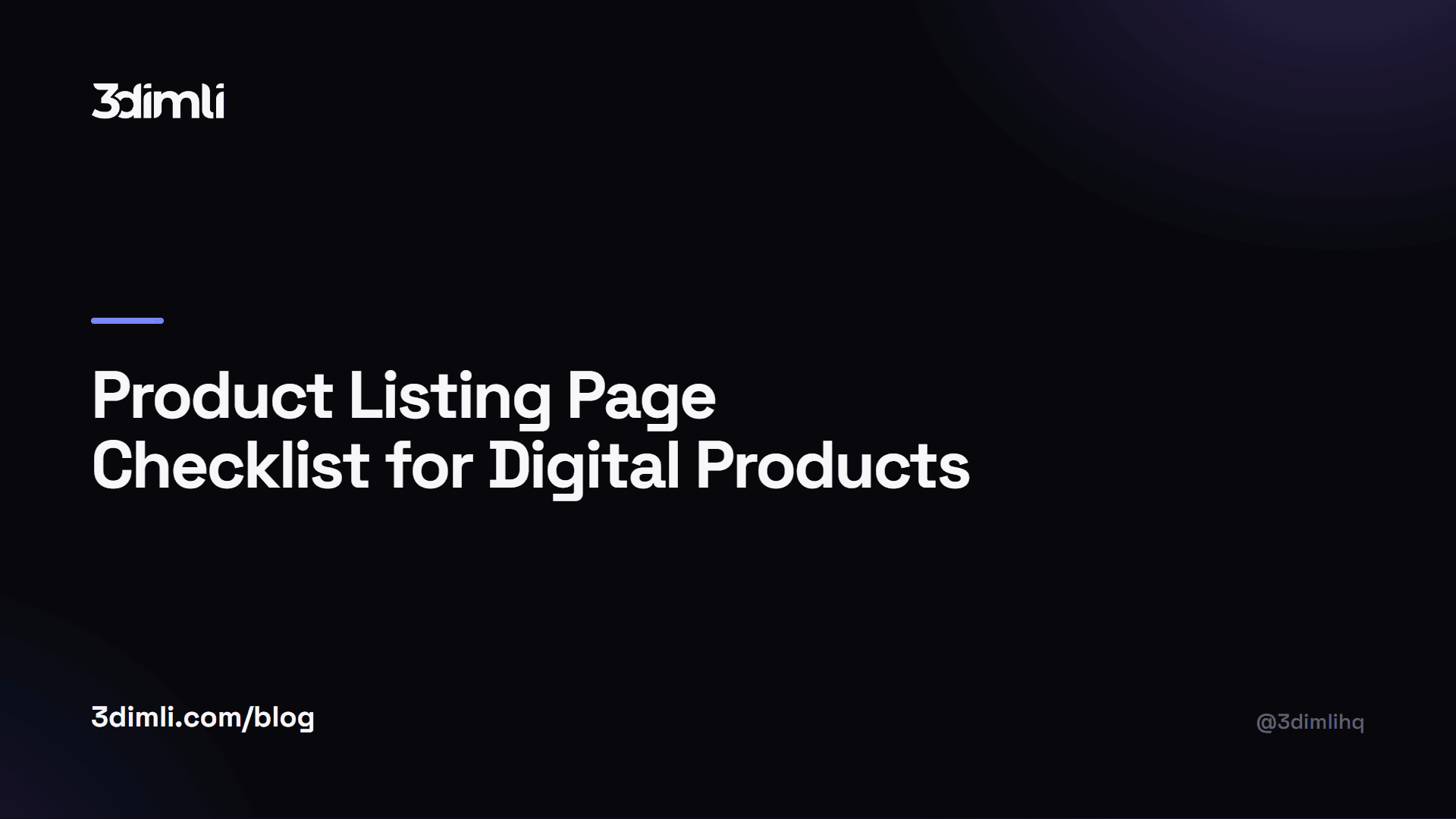 Cover Image for Product Listing Page Checklist for Digital Products