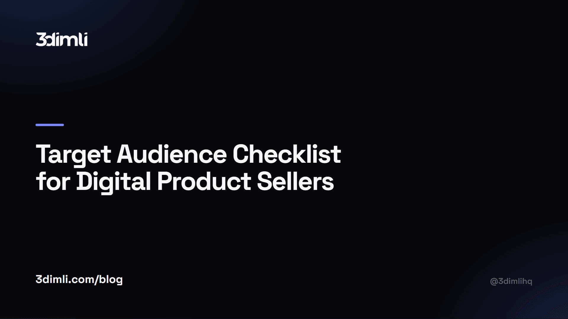 Cover Image for Target Audience Checklist for Digital Product Sellers