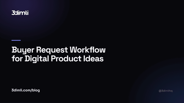Cover Image for Buyer Request Workflow for Digital Product Ideas