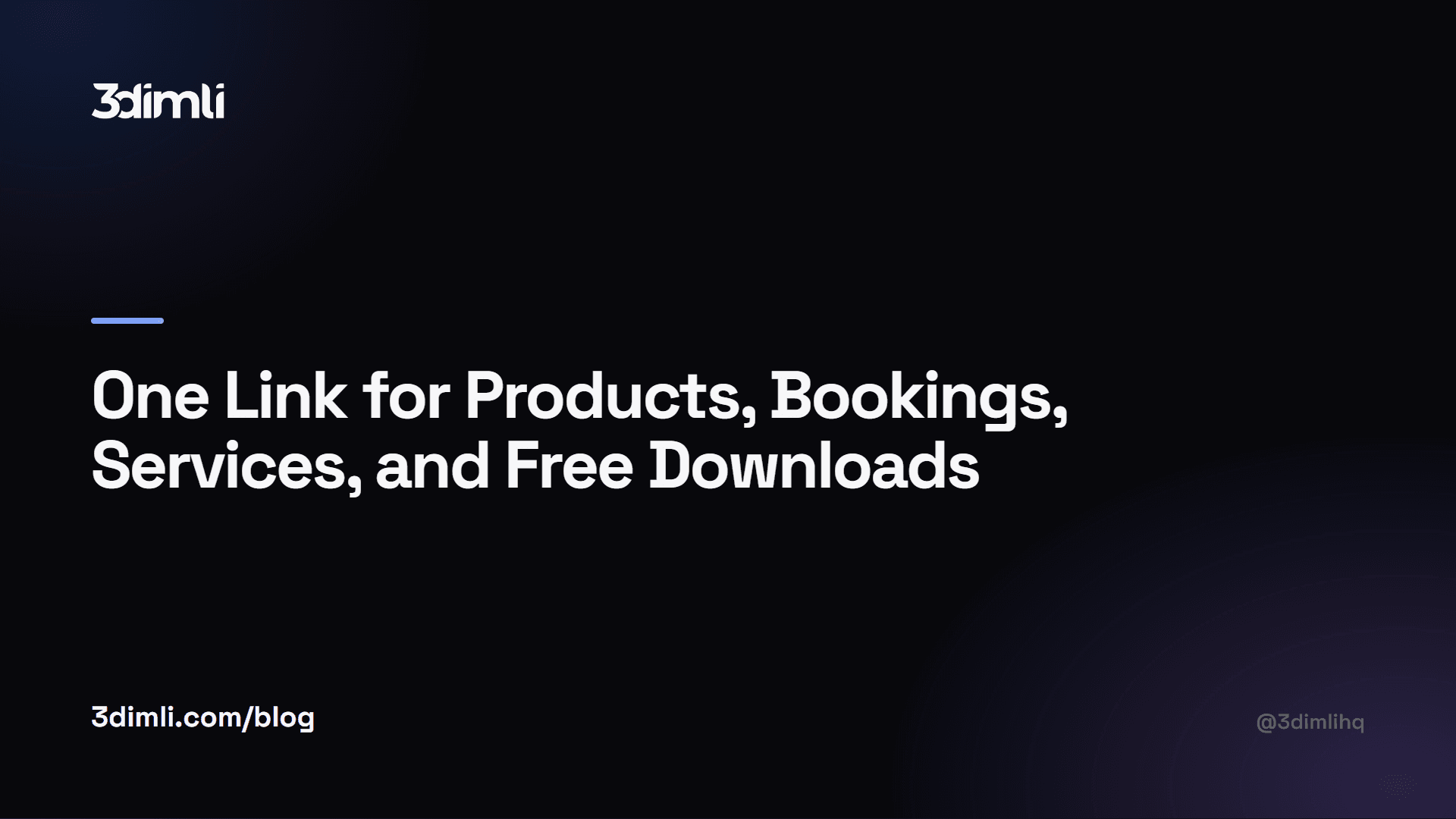 Cover Image for One Link for Products, Bookings, Services, and Free Downloads