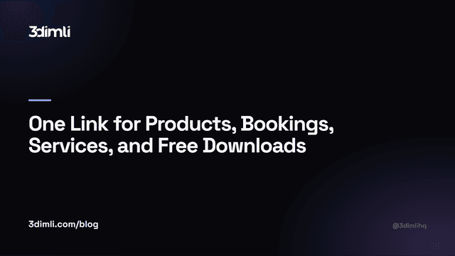 Cover Image for One Link for Products, Bookings, Services, and Free Downloads
