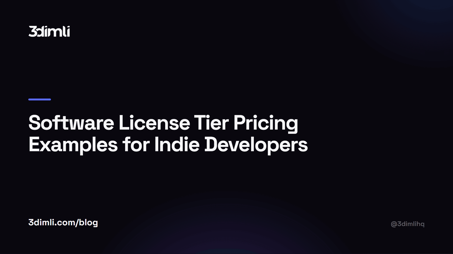 Cover Image for Software License Tier Pricing Examples for Indie Developers