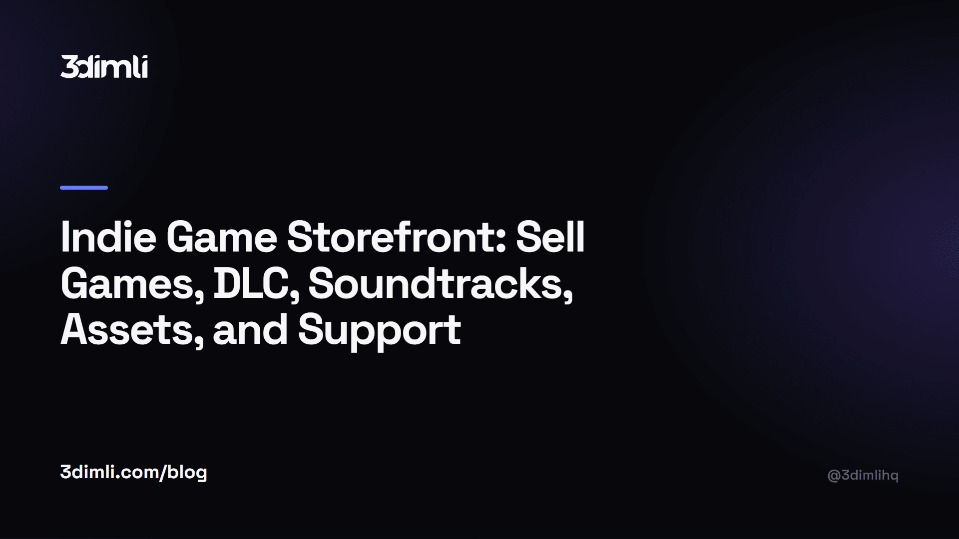 Cover Image for Indie Game Storefront: Sell Games, DLC, Soundtracks, Assets, and Support