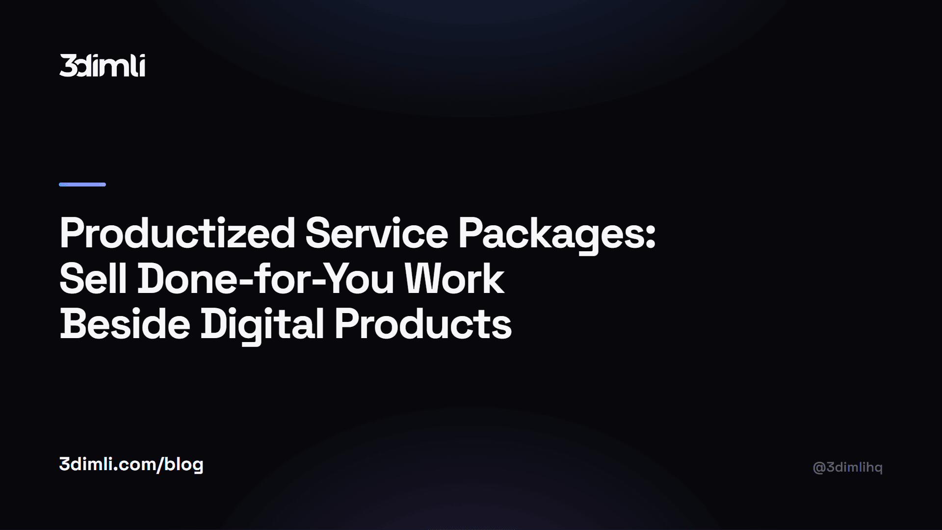 Cover Image for Productized Service Packages: Sell Done-for-You Work Beside Digital Products