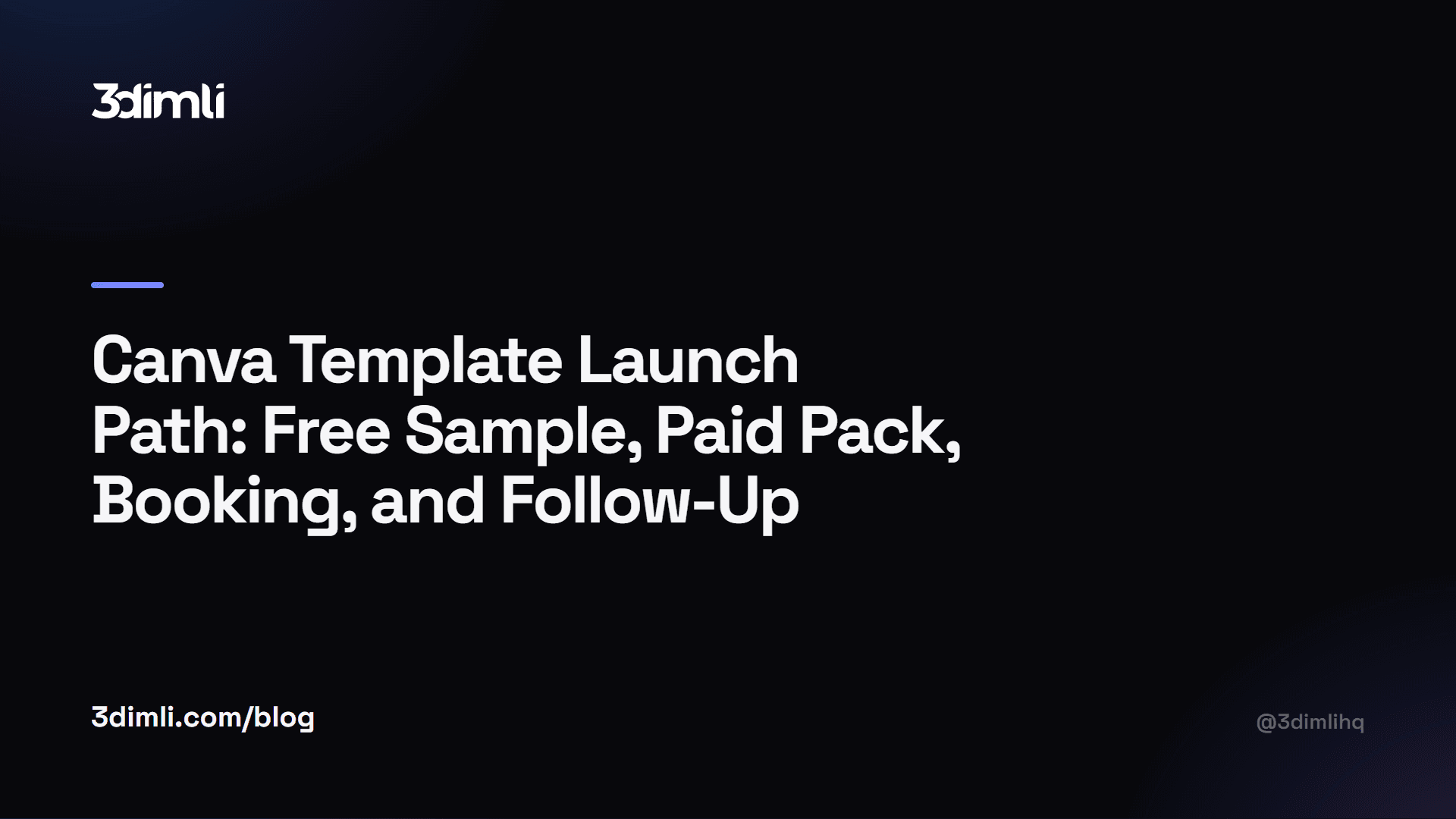 Cover Image for Canva Template Launch Path: Free Sample, Paid Pack, Booking, and Follow-Up