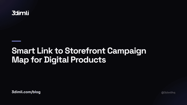 Cover Image for Smart Link to Storefront Campaign Map for Digital Products