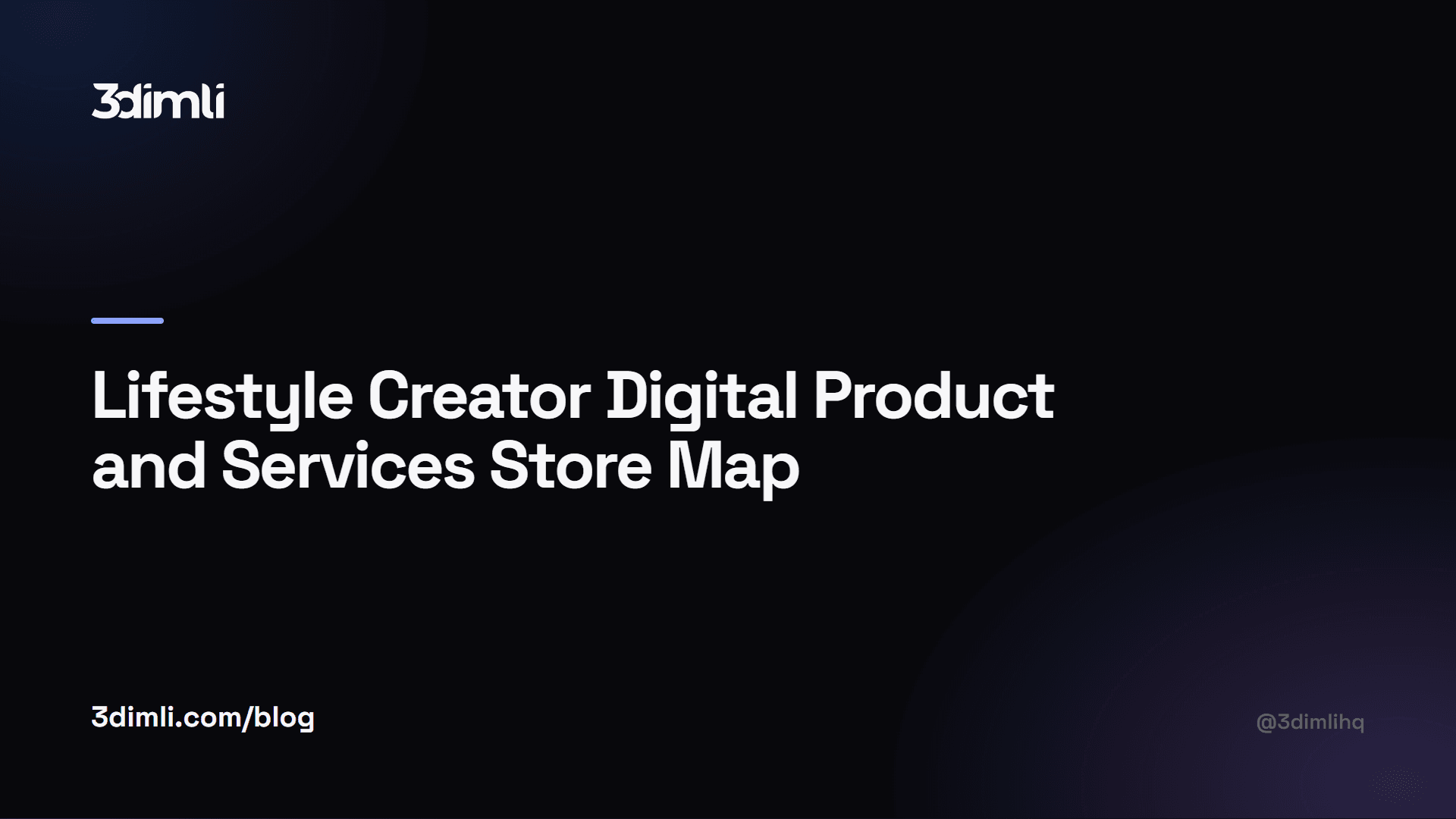 Cover Image for Lifestyle Creator Digital Product and Services Store Map
