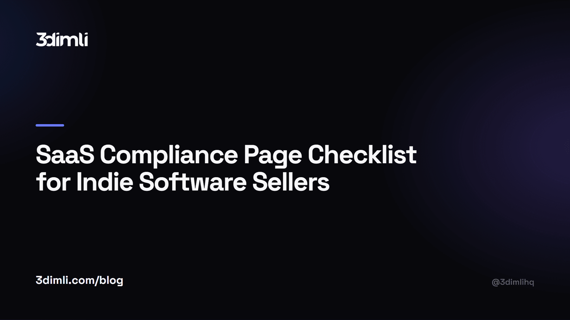 Cover Image for SaaS Compliance Page Checklist for Indie Software Sellers