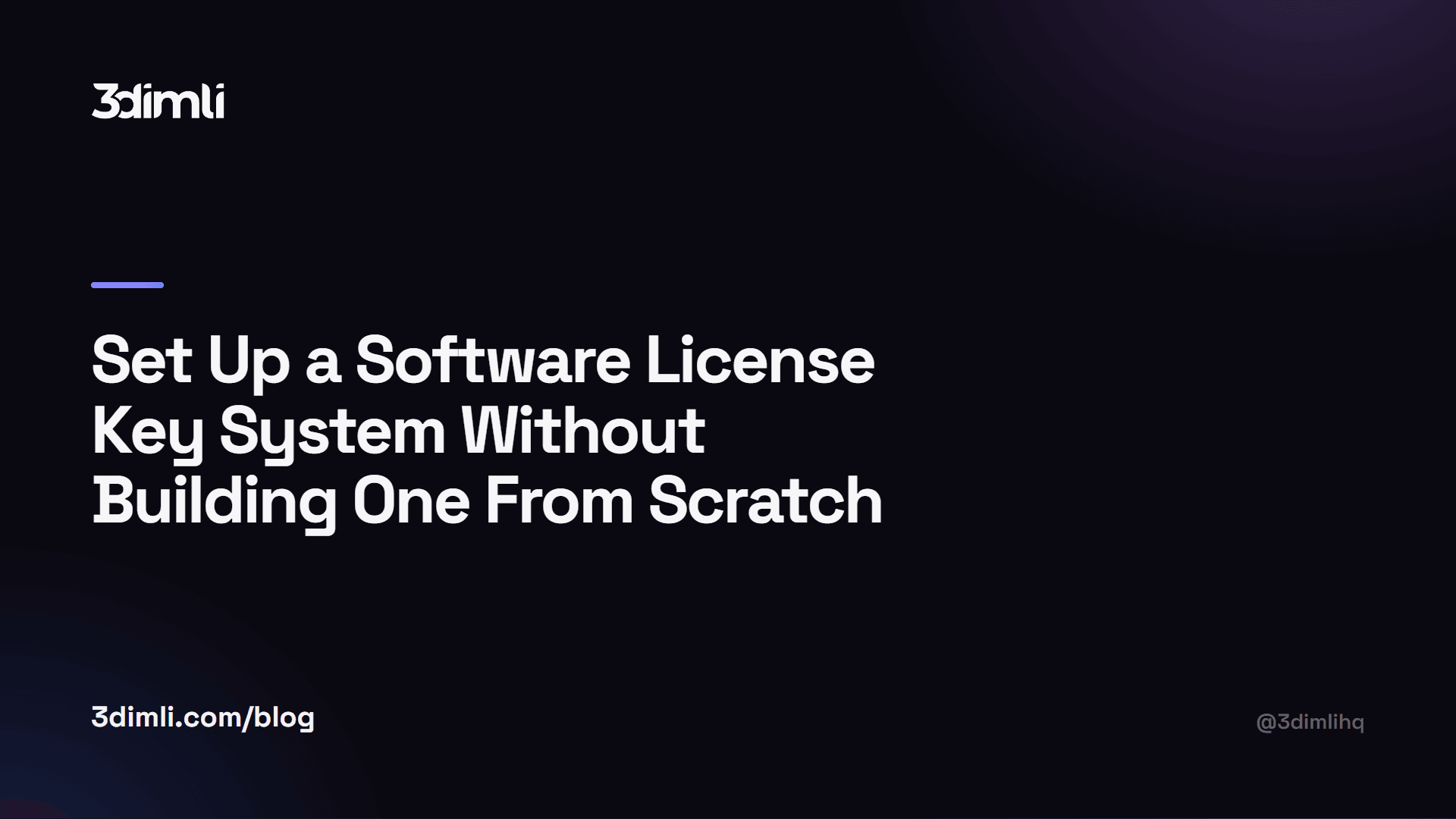 Cover Image for Set Up a Software License Key System Without Building One From Scratch