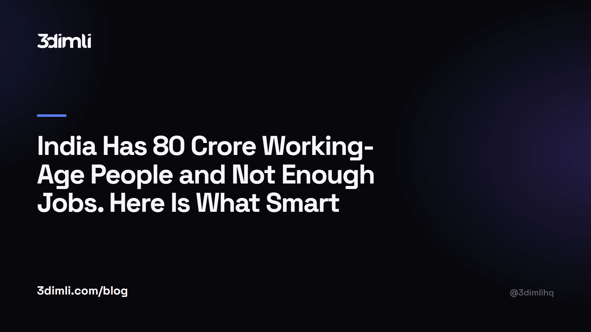Cover Image for India Has 80 Crore Working-Age People and Not Enough Jobs. Here Is What Smart Indians Are Doing Instead.